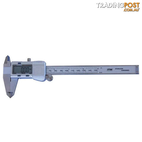 Digital Vernier Caliper Stainless Steel 0-150mm ITM TM610-115