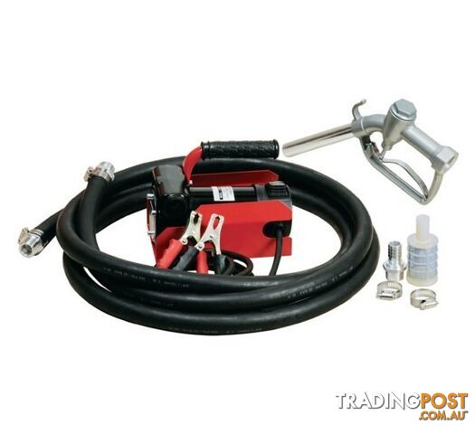 12V 40LPM ELECTRIC FUEL PUMP KIT - MANUAL NOZZLE