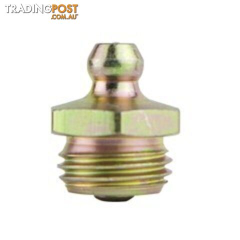 Grease Nipple M6 x 1 Tapered - Straight 10 Packs