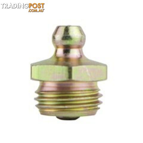 Grease Nipple M6 x 1 Tapered - Straight 10 Packs