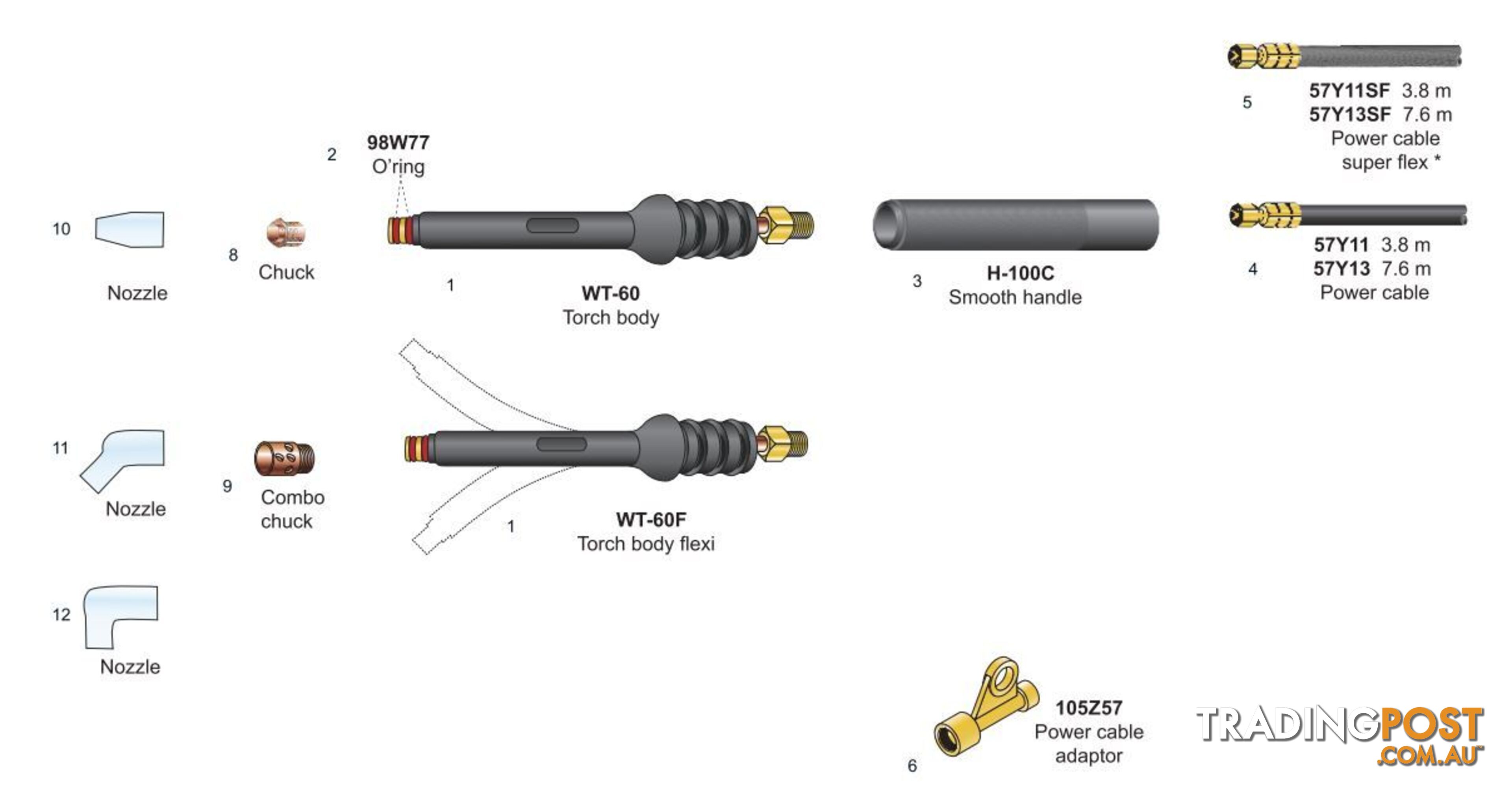 MICRO TIG WELDING TORCHES