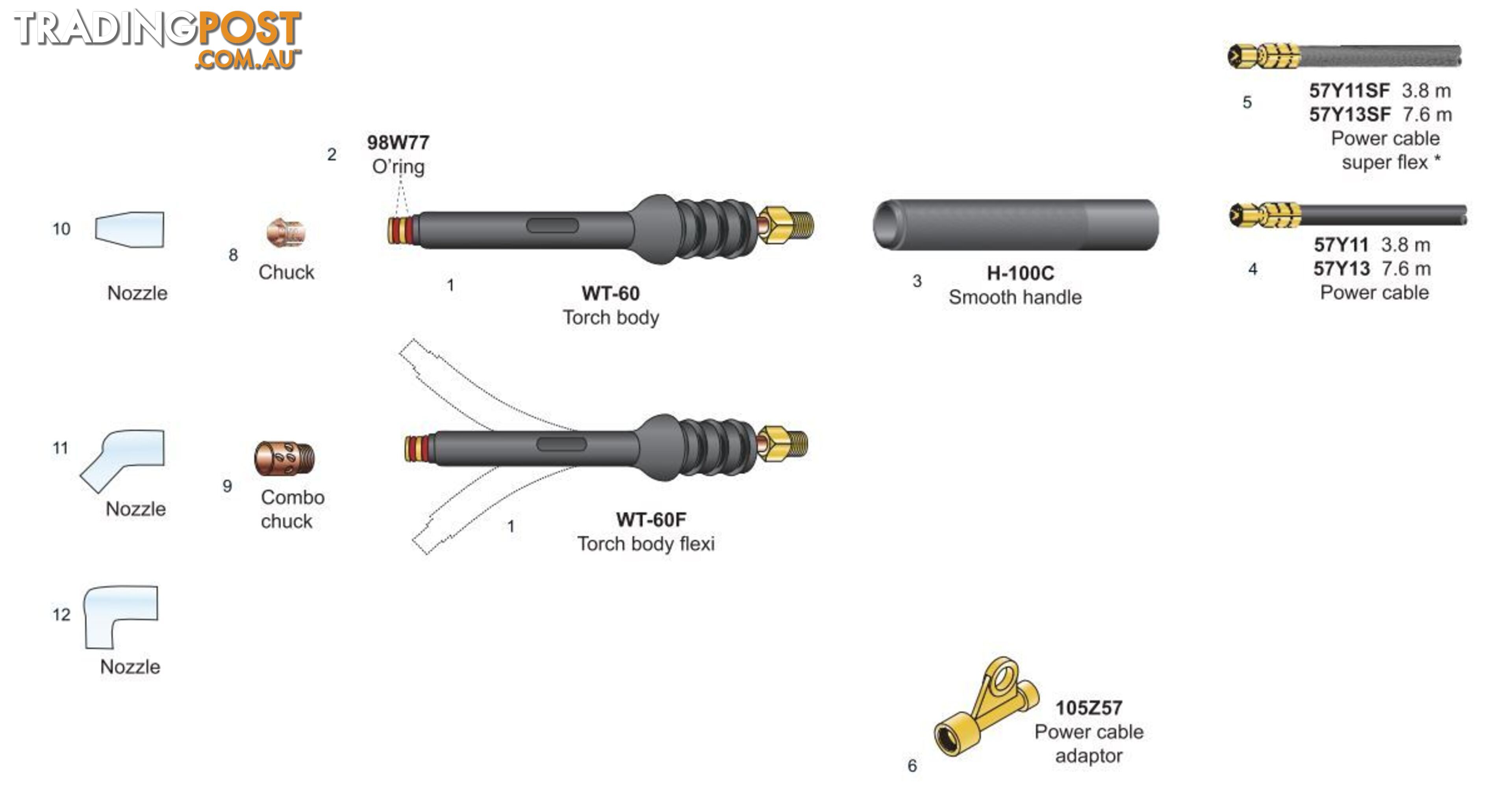 MICRO TIG WELDING TORCHES