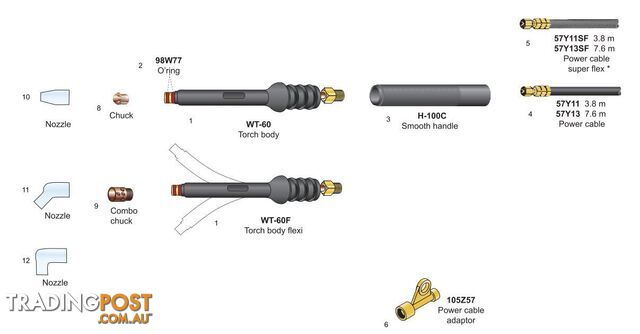 MICRO TIG WELDING TORCHES