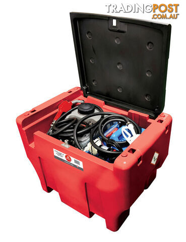 LOCKABLE 400L DIESEL & 50L ADBLUE TANK STORAGE & DISPENSING COMBO KIT Alemlube...