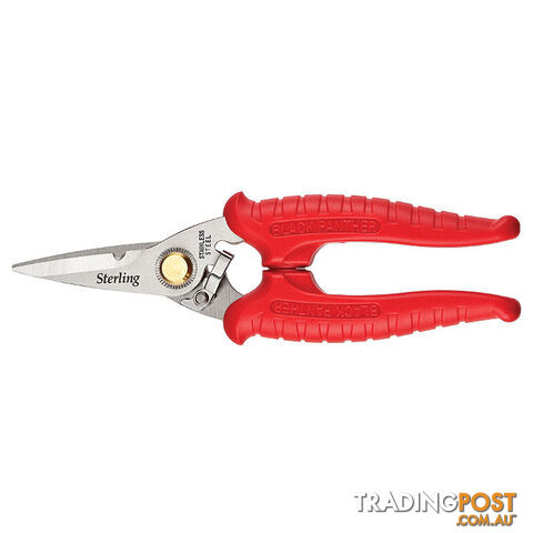 185mm Black Panther Red Hi Tensile Industrial Snips 29-702