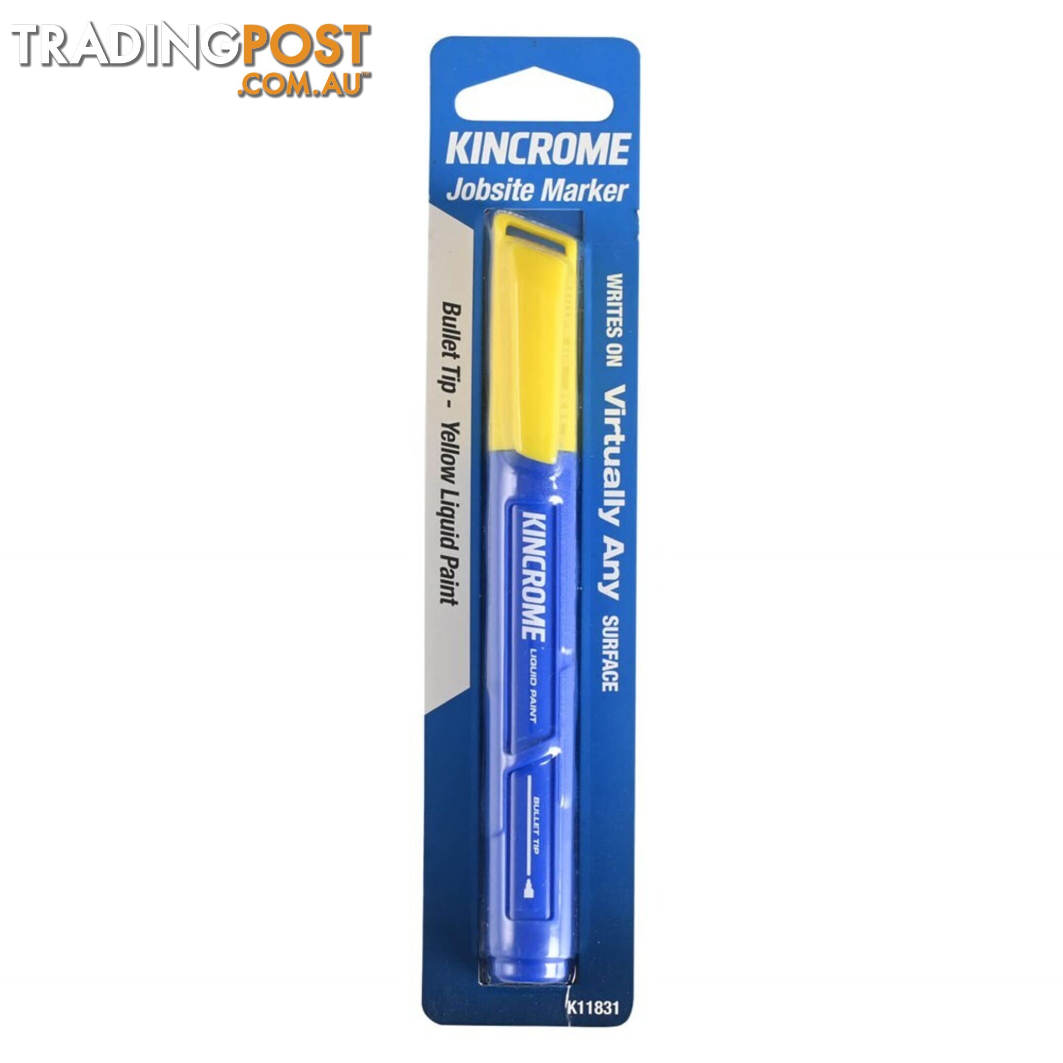 Paint Marker Bullet Tip Yellow Kincrome K11831