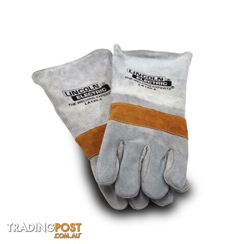 Lincoln Electric 390mm Grey Leather Cotton Lining Kevlar LA120-5