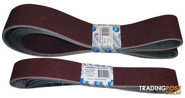Linishall Linishing Belt 1220x100mm 40g Garrick LB1220X100-40G pack of 5