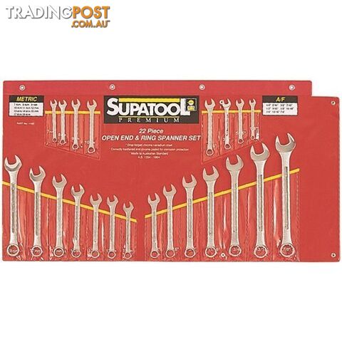 Combination Spanner Set 22 Piece 1160