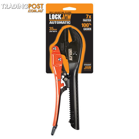 Lockjaw Self Adjusting Pliers 250mm Straight jaw Sutton Tools  L2110250