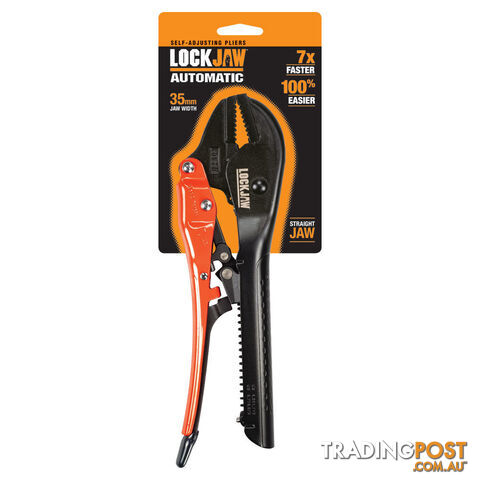 Lockjaw Self Adjusting Pliers 250mm Straight jaw Sutton Tools  L2110250