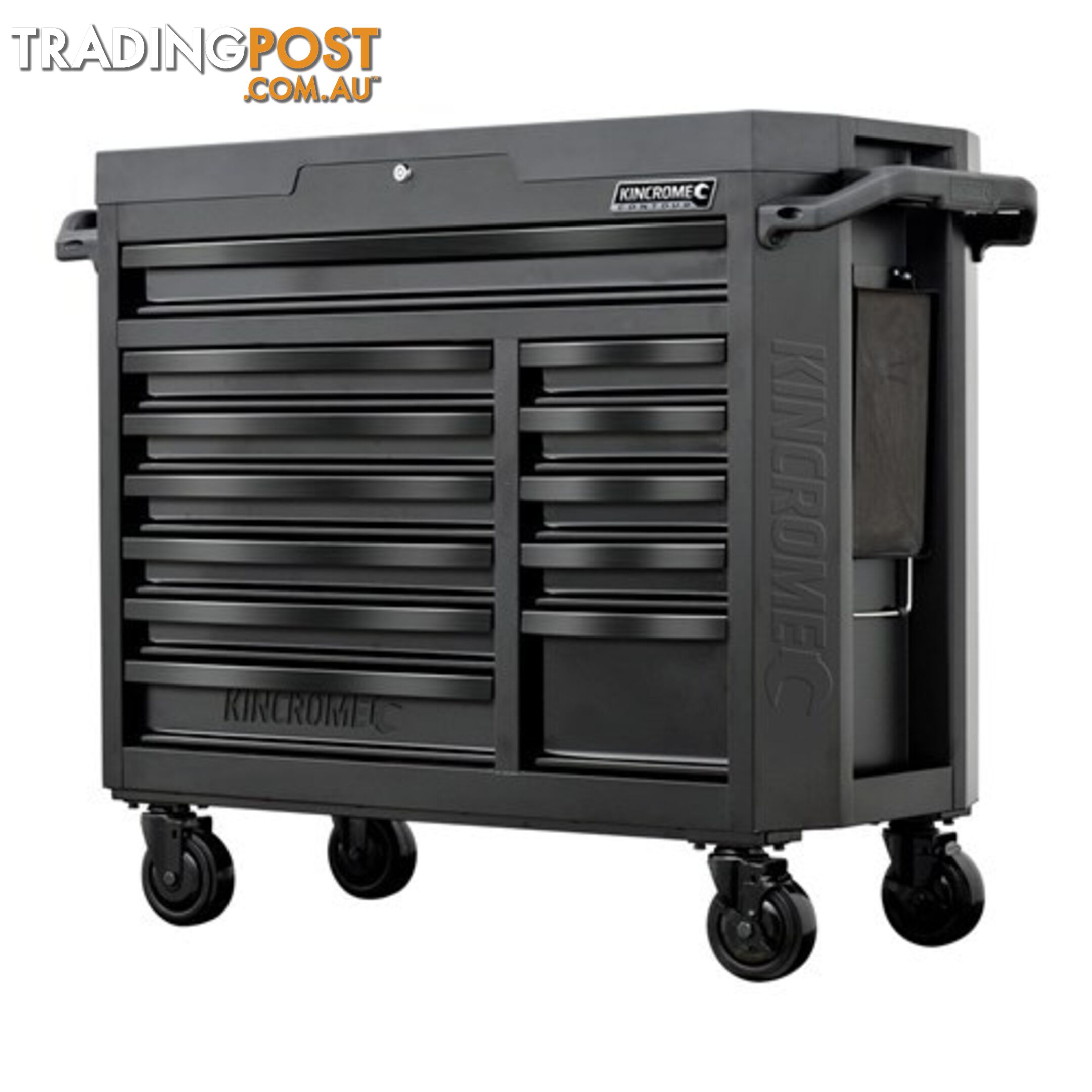 ContourÂ® Wide Tool Trolley 12 Drawer Black Series Kincrome K7542