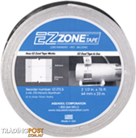 EZ Zone Tape 2.5" x 75 ft. For Contaminant-Free Welding EZ-ZT2.5
