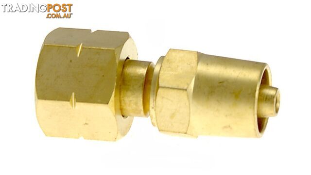 LP240 Hose Connection Brass 5/8-18 UNF LH / 5mm Hose Type Left Hand pack-2