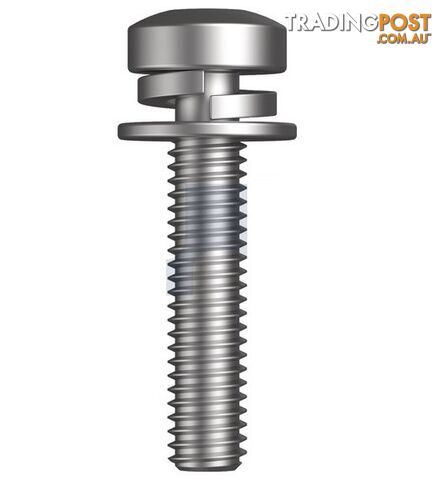 Zinc Plated (RoHS Compliant) Finish SEMS SPR/FLT Metal TRD PAN Torx Mild Steel...
