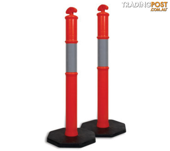 PRO Orange Hi-Vis Bollard - 8kg Base