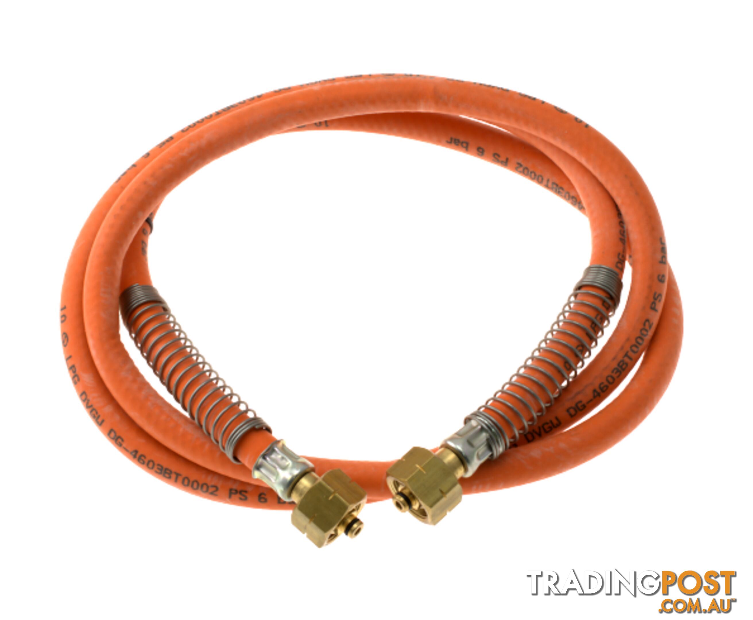 Gas Stop Hose Set Complete Length Inlet / Outlet 22x1.5mm LH FM