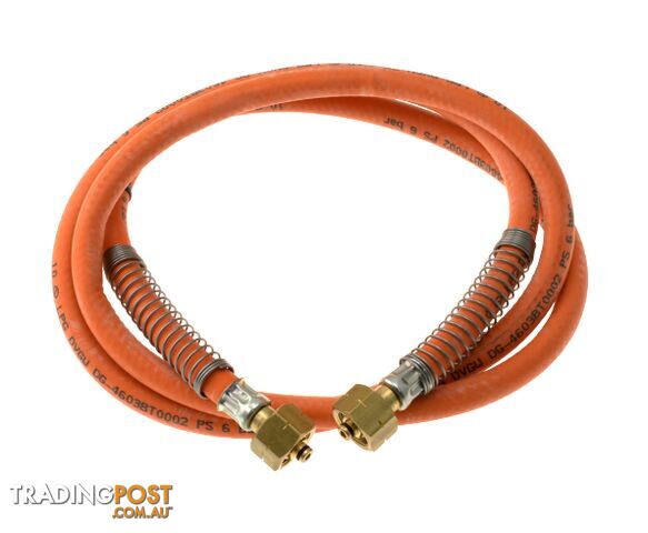 Gas Stop Hose Set Complete Length Inlet / Outlet 22x1.5mm LH FM