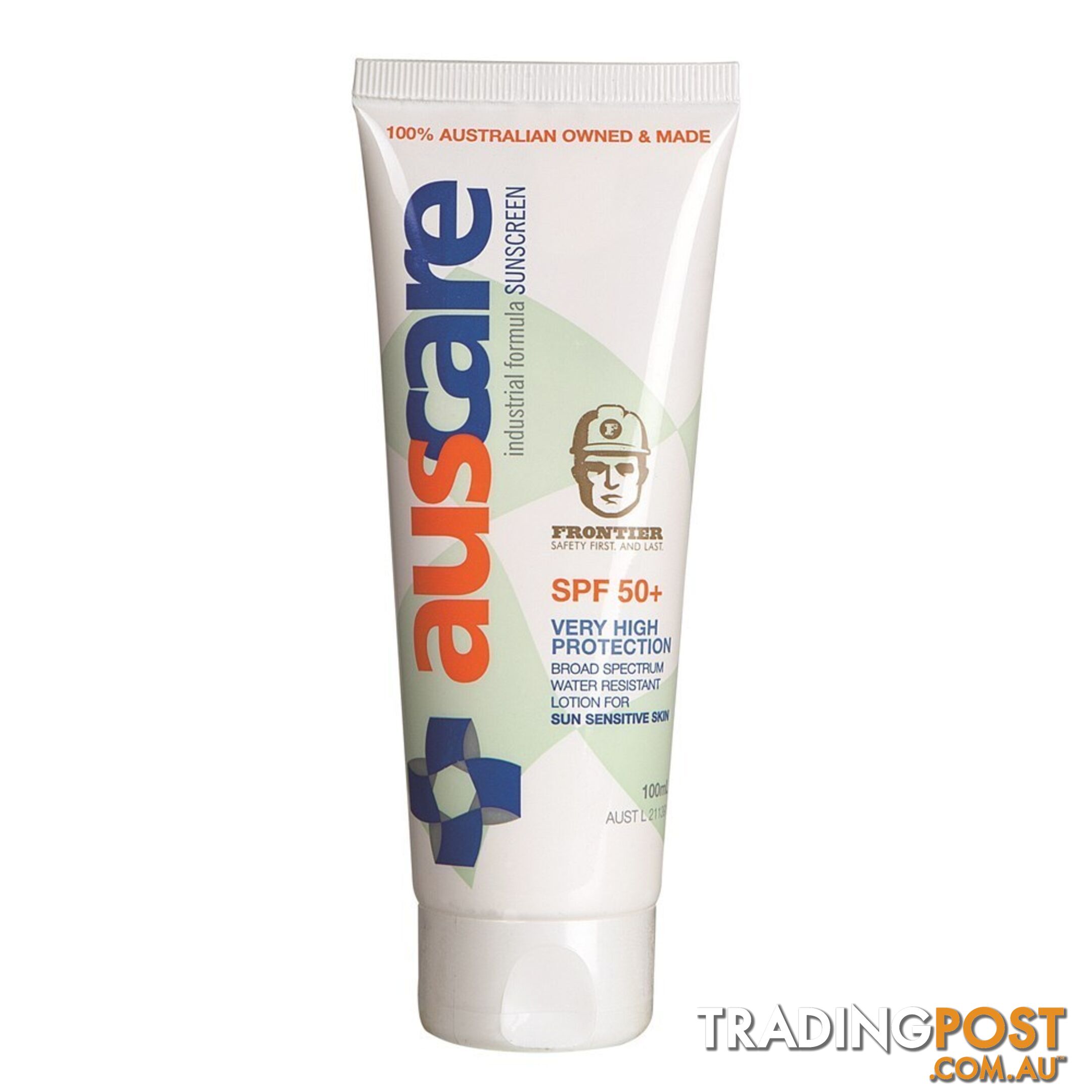 Frontier Auscare Sunscreen 250ml Flip Top Bottle