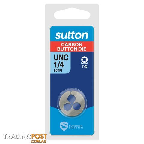 UNC Button Die M412 1/4-20 TPI Sutton M4120635