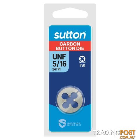 UNF Button Die 5/16-24 TPI Sutton M4150794