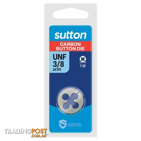 UNF Button Die M415 3/8-24 TPI Sutton M4150953