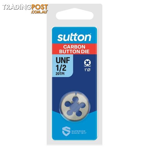 UNF Button Die M415 1/2-20 TPI Sutton M4151270
