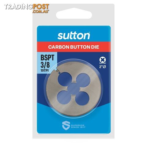 Rc (BSPT) Button Die M438 3/8-19 TPI Sutton M4381666