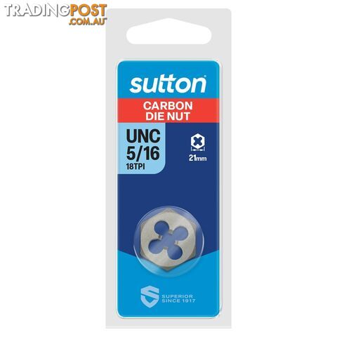 UNC Button Die M445 M5/16-18 TPI Sutton M4450794