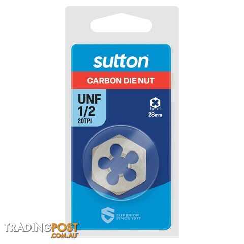 UNF Button Die M446 1/2-20 TPI Sutton M4461270