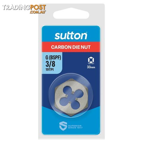 Button Die Nut M452 3/8-19 TPI G (BSPF) Sutton M4521666