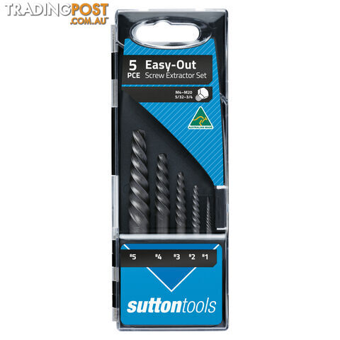 Screw Extractor Set #1 - #5 Sutton Tools M603S15 Pack of 5