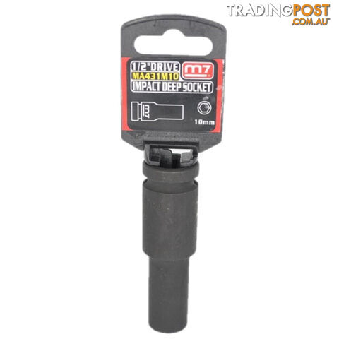 Impact Deep Socket 1/2" DR 6 Point 10MM M7 M7-MA431M10