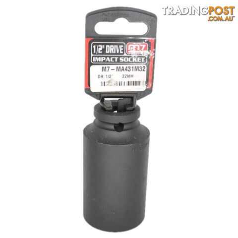 Impact Deep Socket 1/2" DR 6 Point 32MM M7 M7-MA431M32