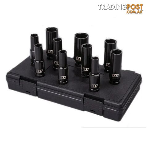 Impact Deep Socket Set 1/2" Drive 10 Piece 10mm - 27mm M7 M7-MB45010M