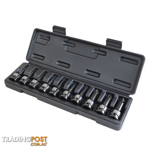 Impact Torx Socket Set 1/2" Drive 10 Piece T20-T70 M7 M7-MB46010R