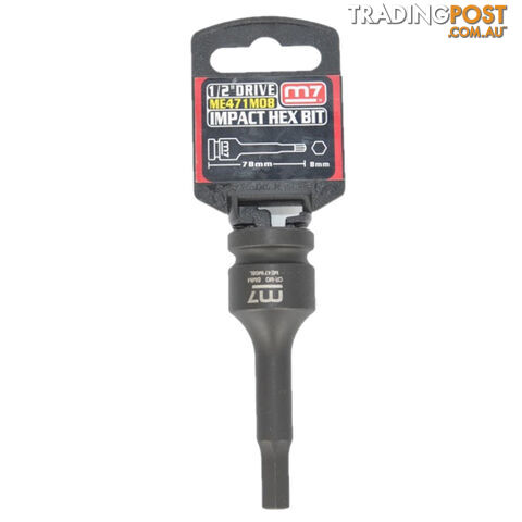 Impact In Hex Socket 1/2" DR, 8MM M7 M7-ME471M08