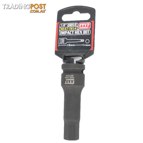 Impact In Hex Socket 1/2" DR, 14mm M7 M7-ME471M14