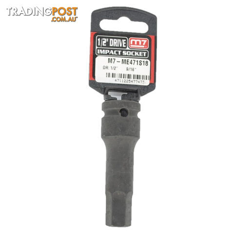 Impact In Hex Socket1/2" DR, 9/16" M7 M7-ME471S18