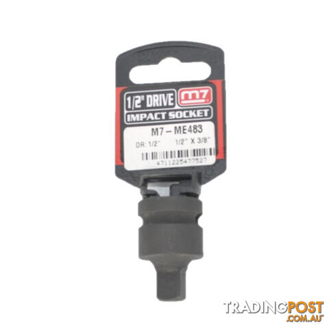 Impact Adaptor 1/2" DR F X 3/8" DR Male M7 M7-ME483