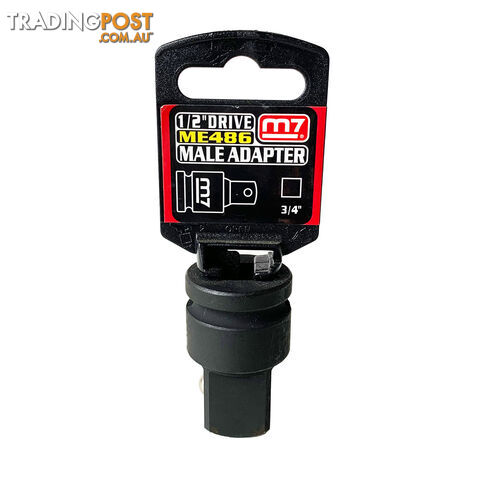 M7 Impact Adaptor 1/2" DR F X 3/4" DR Male -Locking Ball Type M7- ME486