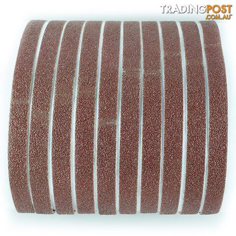 Abrasive Cloth Belts 10mm X 330mm #100 Pack Of 10 M7 M7A-QB91110