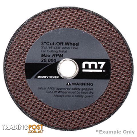 Cut Off Wheel 100 X 1.6 X 9.53mm To Suit QC234 M7 M7A-QB914