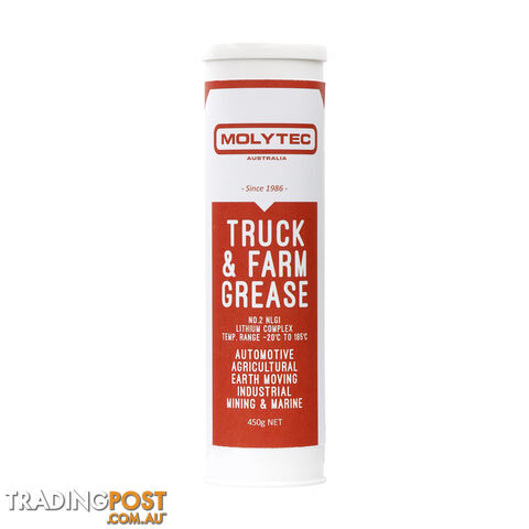 Truck and Farm Grease 450g Cartridge Molytec M870-20 Pack of 20
