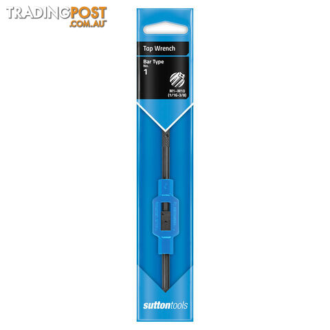 Tap Wrench Adjustable M908 M1-M10 Length 175mm Sutton Tools M9080110