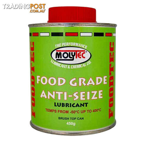 Food Grade Anti-Seize Lubricant Brush Top Tin- 450g Molytec M953