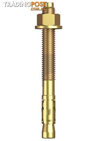 Zinc Yellow Passivate Finish Clawbolt (Wedge Anchor) Class 4.6 Metric Hobson