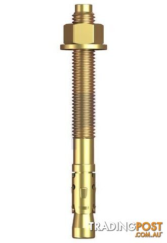 Zinc Yellow Passivate Finish Clawbolt (Wedge Anchor) Class 5.8 Metric Hobson