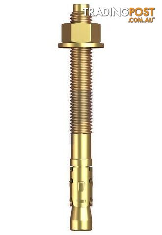 Zinc Yellow Passivate Finish Clawbolt (Wedge Anchor) Class 5.8 Metric Hobson
