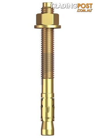Zinc Yellow Passivate Finish Clawbolt (Wedge Anchor) Class 5.8 Metric Hobson